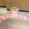 Pinza Grande para el Cabello para Peinados Recogidos con Lindo Diseño de Flor, Pinza de Tiburón para Cabello Grueso, Nuevo Modelo 2026 Pinza de Garra con Lazo