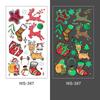 Adesivo de Tatuagem de Natal Luminoso Transfronteiriço Desenho Animado Infantil Impermeável Decoração para Festa Evento Festa de Feriado Adesivo