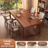 Escritorio de biblioteca, mesa de lectura, uso doméstico, adecuado para salas de estar, mesa larga grande, escritorio de estudio para dos personas, mesa de estudio y entrenamiento para estudiantes