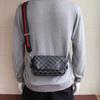 Nueva Bolsa Cruzada a Cuadros para Hombre, Mini Ins de Marca Trendy, Bolsa Colgante Pequeña, Mochila Deportiva, Bolso de Hombro Casual para Hombre