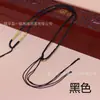 Corda de Colar Fina Tecida à Mão para Venda por Atacado Cordão com Nó Deslizante Ajustável Pingente de Jade Cordão para Pingente Joias Douradas e Prateadas Cordão para Pingente