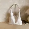 Bolsa de Ombro Grande Capacidade Estilo Relaxado Transfronteiriço para Comutação e Aula para Mulheres, Bolsa de Mão Fresca Artística, Bolsa Tote Casual da Moda