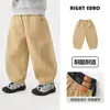 Calça Comprida Casual Masculina Estilo Europeu Direito Outono 2026 Nova Roupa Infantil Calças para Meninos Pequenos Primavera e Outono