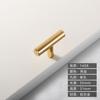 Dorado Simple Cobre Sólido Color Real Manija Nórdico Lujo Ligero Cajón Gabinete Puerta de Gabinete Herrajes para Muebles Manija de Aluminio Espacial