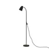 Lámpara de Pesca con Campana Pequeña Lámpara de Pie Lateral para Sofá de Sala de Estar Lámpara de Lectura Vertical para Mesita de Noche Hierro Simple