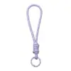 Lanyard para Teléfono de Poliéster Patrón de 14.5cm Cuerda de Colores Hecho a Mano DIY Fabricación Cadena para Teléfono Accesorios Materiales
