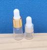 Mini Frasco Conta-gotas para Skincare, Perfume, Frasco Spray para Óleo Essencial, Frasco de Amostra para Sementes de Pólen, Frasco com Rolo Micro