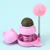 Juguete para gato bola de hierba gatera bola de resorte bola de pelo bola para lamer artefacto de auto-alivio molienda de dientes limpieza mordida juguete para mascota