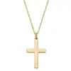 Colar Cruz Minimalista para Mulheres, Design de Nicho de Luxo Leve, Pingente Acessório de Corrente para Clavícula de Alta Qualidade Atacado
