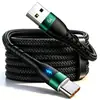Cabo de Dados Tipo-C Trançado de Carregamento Super Rápido 120W para Huawei, Vivo, Oppo, Honor, Cabo de Carregamento de Celular para Carro