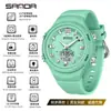 Sanda Cross-Border Novo Produto Relógio À Prova D'água Simples Esportivo Luminoso Relógio de Estudante Despertador Eletrônico Multifuncional Masculino e Feminino