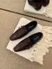 Encuentro Primero Zapatos Mocasines Marrones Estacionales Franceses para Mujer 2026 Nuevos de Primavera, Otoño e Invierno Versátiles Estilo Británico Zapatos Pequeños de Cuero