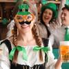 Nuevas gafas de trébol para el festival irlandés, decoración para fiesta de San Patricio, sombrero de hierba de la suerte verde, marco para gafas