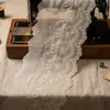 227378 Encaje de malla perforada bordada Adornos de tela Tencel para prendas Accesorios para ropa de mujer y niño Decoración de falda
