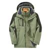 Chaqueta impermeable y cálida para exteriores, multifuncional, tres en uno, para parejas, traje de montañismo, pedido de equipo, logotipo transfronterizo
