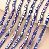 Cubo de cristal contas de vidro DIY acessórios de joias cubo contas quadradas colar pulseira acessórios contas coloridas