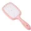 Peine para el Cabello Peine de Estilismo Peine Masajeador Peine para Cabello Esponjoso Hueco Doble Uso Seco y Húmedo Malla de Puntos Peine para Rizos de Cabello Panal