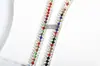 Cadena de Pedrería Soldada de Tres Filas 8+16+8 Cadena de Pedrería Densa Electroplateada Cadena de Pedrería Versátil Accesorios para Joyería DIY