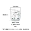 Prata Esterlina S925 Flor de Dupla Face Peixe Peixe Sol Girassol Contas Espaçadoras Corda de Contas DIY Material de Acessórios de Prata