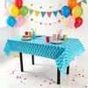 Mantel plisado de Amazon decoración para fiesta de cumpleaños suministros mantel a prueba de aceite e impermeable arreglo de picnic mantel desechable