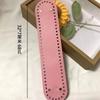 Accesorios para el fondo de bolso bolso hecho a mano fondo de bolso tulipán material para bolso PU placa ovalada para fondo de bolso diy tejido