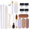 Ventas Calientes Transfronterizas Artesanía en Cuero Herramientas para Cuero Kit de Costura a Mano para DIY de Cuero Paquete de Artesanía en Cuero Herramientas para Arte en Cuero