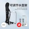 Portavasos de aleación de aluminio para bicicleta de montaña de carretera, universal, resistente al desgaste, resistente a los arañazos, de color, con doble cuenta, ajustable, portabotellas para bicicleta