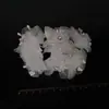 Mar de Flores DIY Flor de Seda Flor Artificial Blanca de Boda Rosa Peonía con Perlas Flor Gypsophila Rosa