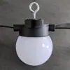 Fonte de Luz LED Casca de Plástico Casca de Luz de Natal Decoração de Iluminação Pacote Secundário Nova Parte Traseira Pode Colar Casca de Luz de PC Fábrica