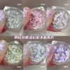 Arte de Unhas Aurora Opal Glitter 2026 Novo Pó de Glitter Fino Ultra-Fino Brilho Alto Glitter Adesivos de Decoração de Unhas Super Brilhantes