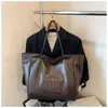 Bolsa Tote Casual da Moda, Bolsa de Ombro Retro Tendência Estilo Coreano de Grande Capacidade, Bolsa de Braço Versátil e Estilosa de Alta Qualidade para o Dia a Dia