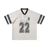 Ropa para Hombre Jie Zhan Retro Holgada de Marca de Moda Camiseta Deportiva 2026 Nueva Estilo Americano Casual Unisex Pareja Hueca de Manga Corta.
