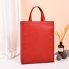 Bolsa tridimensional no tejida plegable en blanco portátil bolsa de compras no tejida película publicitaria bolsa no tejida