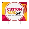 El anuncio más vendido de Amazon en tablero hueco personalizado, impresión a doble cara, letrero de jardín exterior en tablero hueco, impermeable y resistente al sol