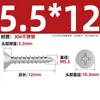 Tornillos Autorroscantes Avellanados Gb846 Acero Inoxidable 304 Cabeza Plana Phillips Tornillos para Madera Extendidos M2.9M3.5M4.2M5.5