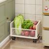 Carro Estante de Cocina de Pie para el Hogar Removible de Múltiples Capas Estante Multifuncional Cesta para Frutas y Verduras Estante de Almacenamiento