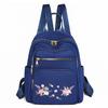 Verão 2024 Novo Artístico Guofeng Bordado Moda Joker Mochila Feminina Fábrica Atacado Transfronteiriço