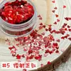 Exclusivo para vendas transfronteiriças: Lantejoulas com glitter em formato de coração a laser para nail art, flocos coloridos, areia líquida, peças de glitter brilhantes feitas à mão para DIY