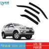 Comércio Exterior Adequado para Toyota Crossover Fortuner Cobertura de Janela à Prova de Chuva Acrílico Preto Carro à Prova de Chuva