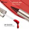 Brillo de labios O'CHEAL 2 en 1 de doble extremo transfronterizo, voluminizador, de larga duración, altamente pigmentado, impermeable, no pegajoso y acabado mate