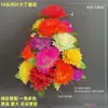 18 Flores Grandes Lilás, Crisântemos de Cristal, Flores Artificiais de Seda para o Festival Qingming, Flores Eternas, Flores Artificiais para Homenagem ao Festival Qingming