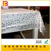 Mantel de Plástico Desechable PE Mantel Fiesta, Modelo Láser Colorido, 15 Años de Experiencia en Producción
