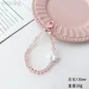 Estilo Nuevo de Verano Fresco y Dulce Cadena de Cristal de Nube para Teléfono Móvil Colgante para Funda de Teléfono Móvil Cordón Perezoso Llavero Anticaída