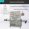 Máquina automática de envase de pasta, dispensador de bebida de emulsão hidratante, removedor de maquiagem, máquina cosmética de envase quantitativo