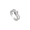 Joyería Coreana Anillo Combinado Retro de Alta Resistencia Accesorios para Mujer Ins Tendencia Diseño de Nicho Estilo Minimalista Anillo de Personalidad