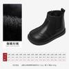 Botas de Cuero para Niñas Snafy 2025 Primavera y Otoño Nuevas para Niños Suela Suave Antideslizante Botas de Algodón Grandes para Bebé