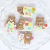 Acessórios de Resina Desenho Urso Palavra Acessórios de Cola Cremosa Acessórios DIY Capa de Celular Acessórios para Sapato com Furo
