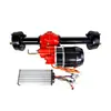 Motor de Cobre Puro 48V700W Eixo de Acionamento de Velocidade Ultra Baixa Montagem Alimentador de Moedor 1:28 Conjunto Completo de Modificação de Equipamento