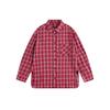 Selección del personal Camisa a cuadros moderna para hombre de manga larga para primavera y otoño Chaqueta de camisa retro para pareja de hombres y mujeres Cs121