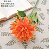 Flores dália artificiais para atacado, plantas verdes, decorações de casamento e itens de artesanato em estilo INS, fabricados para vendas transfronteiriças